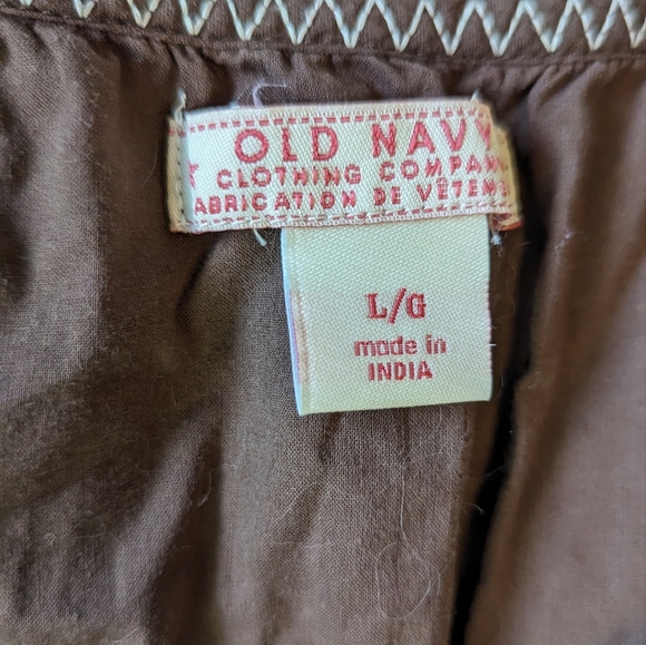 2 Old Navy sz 8/10 pretty brown cotton children's sundresses VGUC - Picture 5 of 7